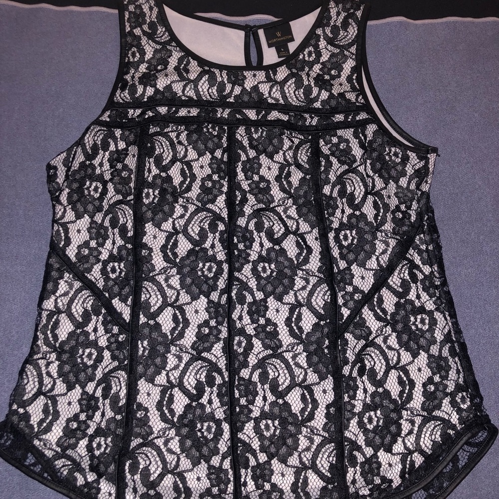Black lace top